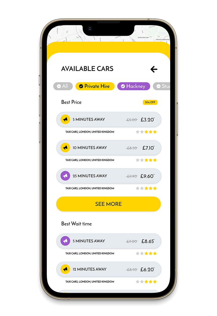 taxi boooking app